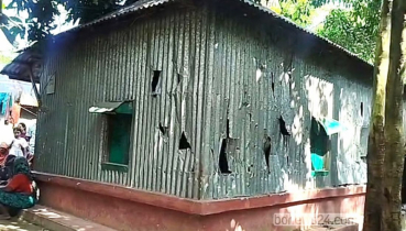 সুনামগঞ্জ : যুদ্ধাপরাধের মামলার সাক্ষীর বাড়ি-দোকানে হামলা-